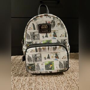 Loungefly Star Wars Comic Print Backpack